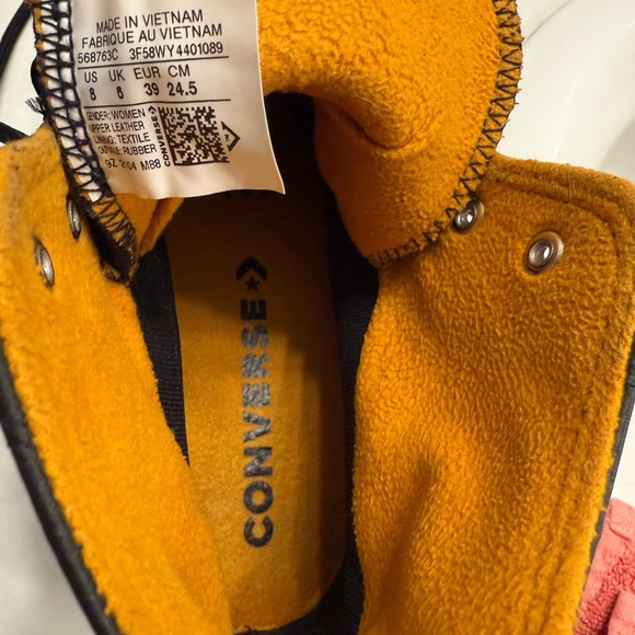 Women's Converse Chuck Taylor AS Lugged Winter Boot, Multi Sizes Black 8 - Picture 8 of 11